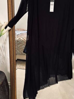 BCBGMaxAzria Black Asymmetrical Women's Dress